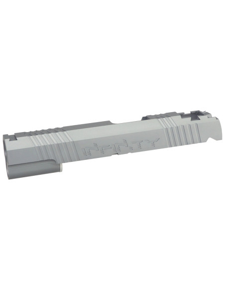 5KU Infinity Style Aluminum Slide for Tokyo Marui Hi-Capa 5.1 / M1911 - Grey