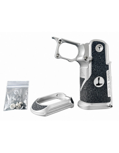 Dr.Black Grip pour TM Hi-Capa 5.1 GBB Type C - Silver