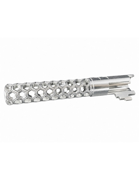 Dr.Black TM Hi-Capa 5.1 Outer barrel Favos - Silver