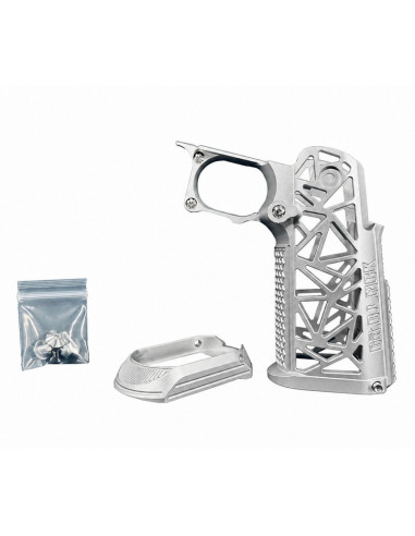 Dr.Black Grip pour TM Hi-Capa 5.1 GBB Type A - Silver