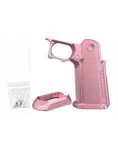 Dr.Black Grip pour TM Hi-Capa 5.1 GBB Type B - Rose