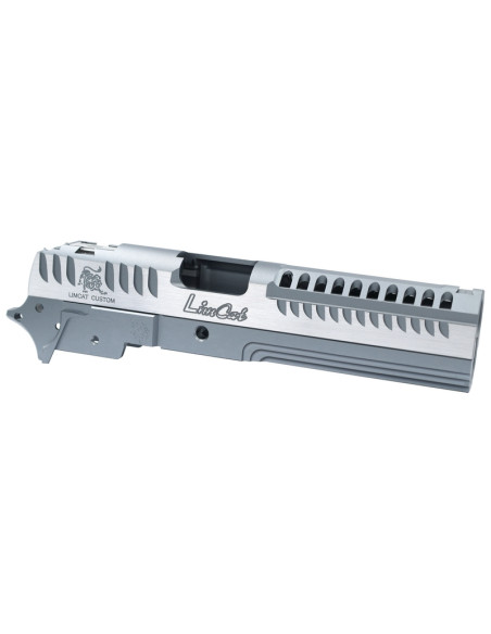 5KU Kit culasse et frame CNC LimCat pour Hi-Capa 5.1 Tokyo Marui - Silver / Gris