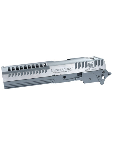 5KU Kit culasse et frame CNC LimCat pour Hi-Capa 5.1 Tokyo Marui - Silver / Gris