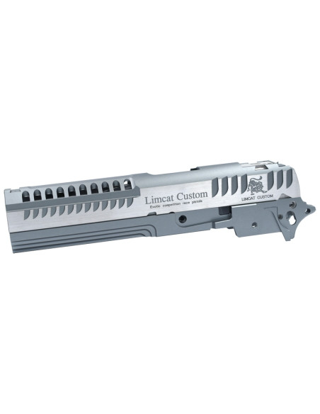 5KU Kit culasse et frame CNC LimCat pour Hi-Capa 5.1 Tokyo Marui - Silver / Gris