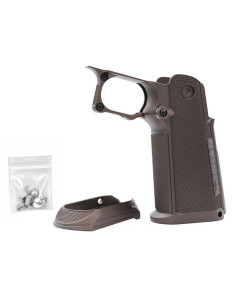 Dr.Black Grip pour TM Hi-Capa 5.1 GBB Type B - Marron