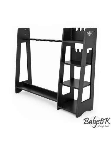 Balystik Râtelier vertical en bois pour répliques longues et répliques de poing