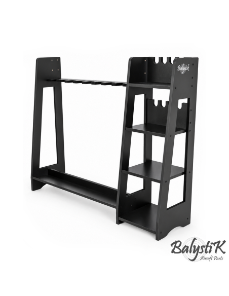 Balystik Râtelier vertical en bois pour répliques longues et répliques de poing