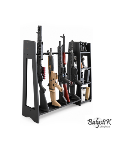 Balystik Vertical wooden stand for long airsoft replicas and airsoft pistols
