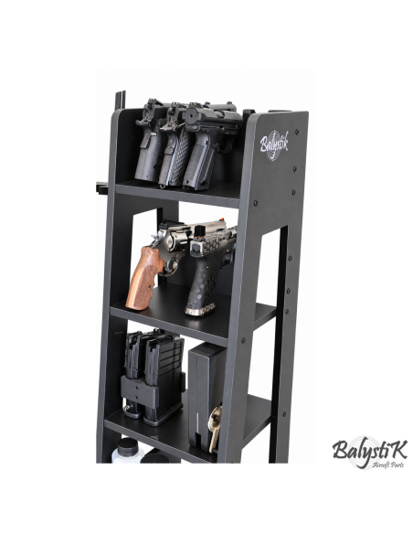 Balystik Vertical wooden stand for long airsoft replicas and airsoft pistols