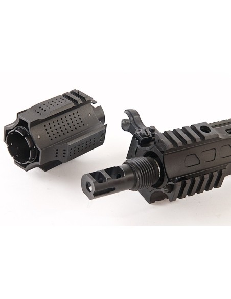 EMG Salient Arms Licensed GRY M4 SBR Airsoft AEG - 