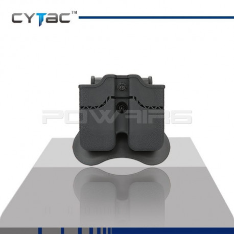 CYTAC Porte Chargeur double pour Glock - 