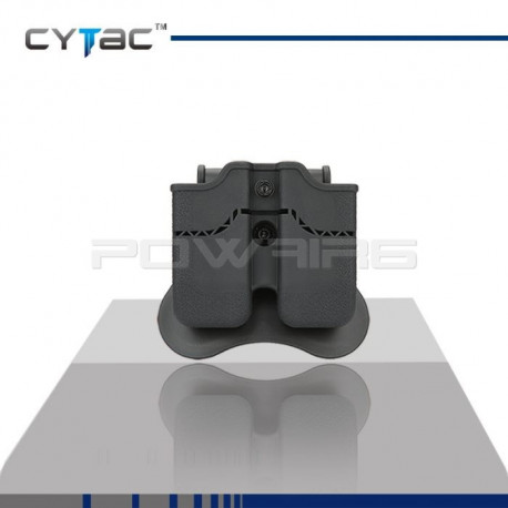 CYTAC Porte Chargeur double pour Glock