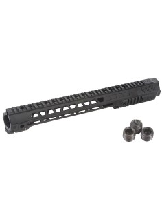G&P LONG Railed Handguard with SAI QD System for GBB M4 -  2
