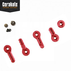 FCC BAD Style Ambidextrous Selector Set (red)