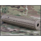 BIG DRAGON KAC style QD silencer with Flash hider BD3533A - tan - 