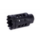 G&P Meat Cutter (s) for M4 AEG (14mm CW & CCW Adaptor included) - Black - 