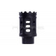 G&P Meat Cutter (s) for M4 AEG (14mm CW & CCW Adaptor included) - Black - 