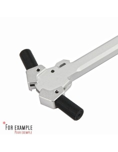 Castellan Embouts ronds pour charging handle Ultimate (argent) -  2