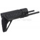 G&P crosse rétractable type PDW pour TM / G&P M4 AEG (Snake, noir)