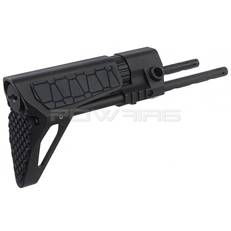 G&P crosse rétractable type PDW pour TM / G&P M4 AEG (Snake, noir) - 