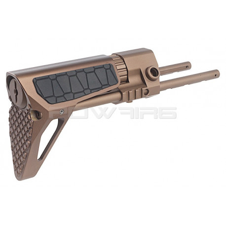 G&P crosse rétractable type PDW pour TM / G&P M4 AEG (Snake, sable) - 