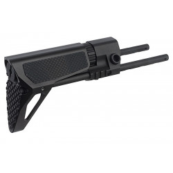 G&P crosse rétractable type PDW pour TM / G&P M4 AEG (Checker, noir) - 