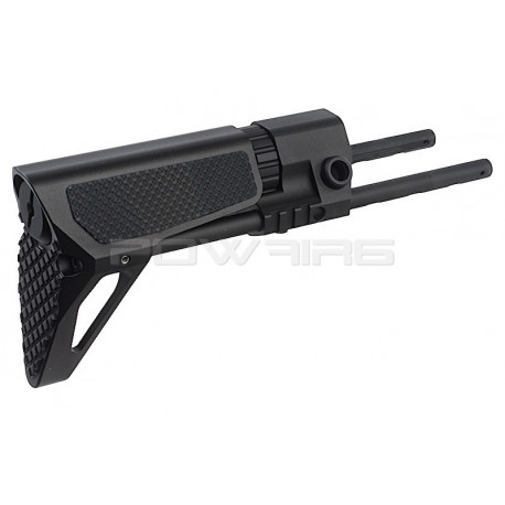 G&P crosse rétractable type PDW pour TM / G&P M4 AEG (Checker, noir)