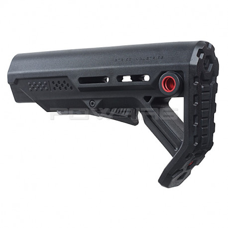 Strike Industries Mod 1 Mil-Spec Carbine Stock (Black/red) - 