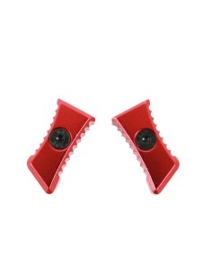 Castellan CNC latches for Ambidextrous charging handle - red -  2