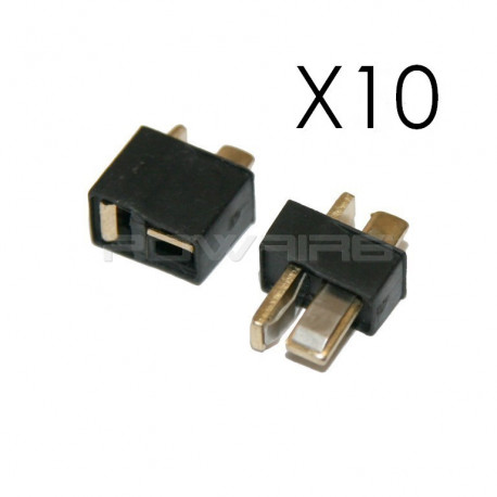 10 Paires de connecteurs mini T-PLUG (mini-deans) - 