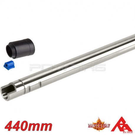 RA-TECH Inner barrel + HOP UP rubber 75 for AEG - 440mm - 