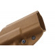 GK Tactical Holster Kydex 0305 pour Glock 17 / 18C / 19 - DE - 