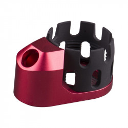 Enhanced Castle Nut with end Plate for GBB / PTW - Red - 