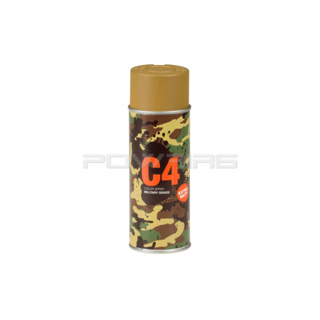 Armamat bombe peinture militaire extra mat RAL 8000 Brun vert - 