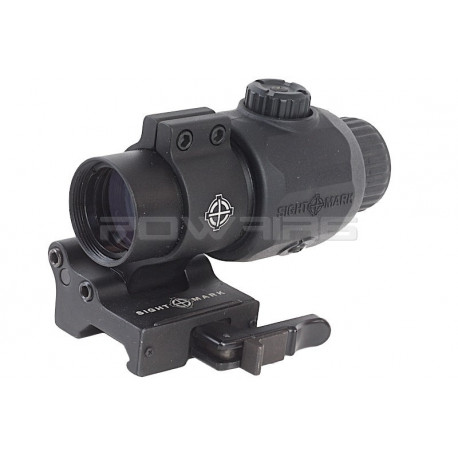 Sightmark XT3 Tactical Magnifier with LQD Flip Mount - 