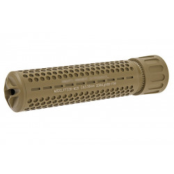 GK Tactical KAC QDC Suppressor (14mm CCW) - TAN - 