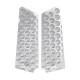 Airsoft Surgeon plaquettes 1911 CNC Aluminium 'Apocalypse Hive' Silver - 