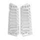 Airsoft Surgeon plaquettes 1911 CNC Aluminium Cobra Silver - 