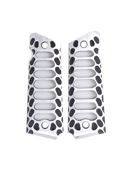 Airsoft Surgeon plaquettes 1911 CNC Aluminium Cobra Skeleton Bi-ton - 