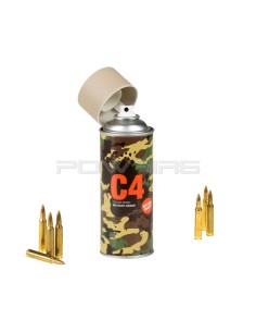 Armamat bombe peinture militaire C4 extra mat RAL 1019 Beige gris -  2