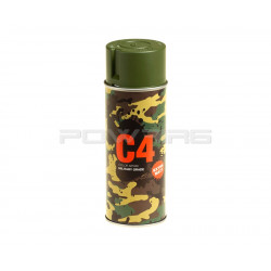 Armamat bombe de peinture militaire C4 extra mat RAL 6003 vert olive - 