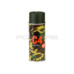 Armamat bombe peinture militaire C4 extra mat RAL 6007 vert bouteille