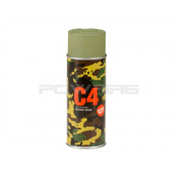 Armamat bombe peinture militaire C4 extra mat RAL 6013 vert jonc - 