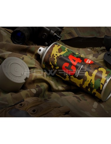 Armamat bombe peinture militaire C4 extra mat RAL 7030 gris pierre - 