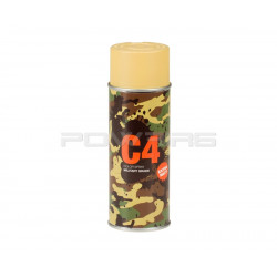 Armamat bombe peinture militaire C4 extra mat RAL 1002 jaune sable - 