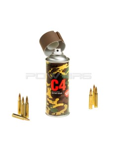 Armamat bombe peinture militaire C4 extra mat RAL 8027 marron Otan -  2