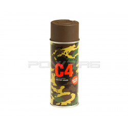 Armamat bombe peinture militaire C4 extra mat RAL 8027 marron Otan - 