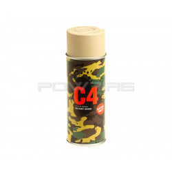 Armamat bombe peinture militaire C4 extra mat RAL 1039 beige sable