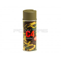 Armamat bombe peinture militaire C4 extra mat RAL 6040 olive clair - 