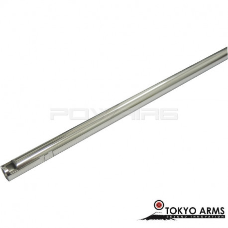 Tokyo Arms canon de précision inox 6.01mm pour AEG - 373mm - 